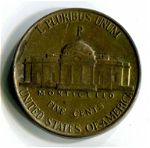 USA 5 Cents 1945 ΜΕ ΣΦΑΛΜΑ ΜΗΤΡΑΣ