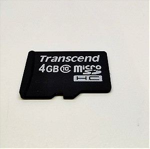 Transcend Micro SDHC 4GB Class 10