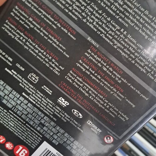 Game of Thrones Season 1 DVD like new with Greek subtitles