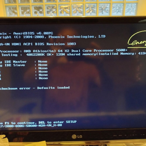 PC AMD 64 X2 5600+ used with 4Gb RAM, GTX750ti, 1Tb Samsung HDD