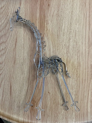 Wire decorative giraffe like new