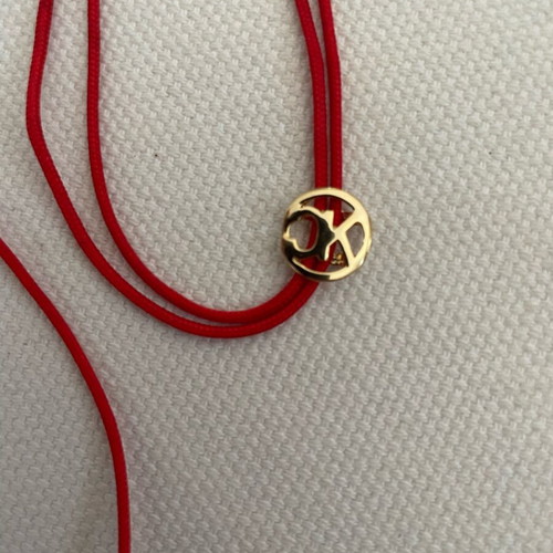 Kessaris necklace used with gold-plated balloon-shaped pendant