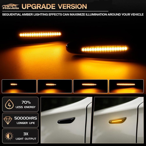 LED side indicators for BMW CANBUS, 18 LED, set of 2