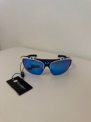 PolarSky Polarized Sports Sunglasses New White Blue
