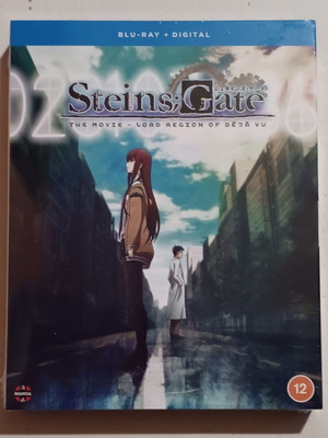 Stein's Gate The Movie Load Region of Deja Vu Blu-Ray new, dubbed
