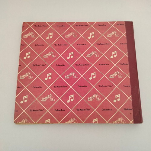 Vintage Columbia His Master's Voice record sleeve for 6 records, used