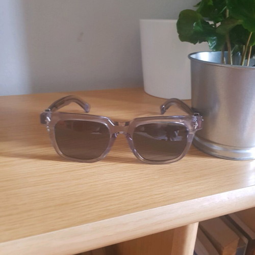 Chrome Hearts sunglasses like new, white and blue