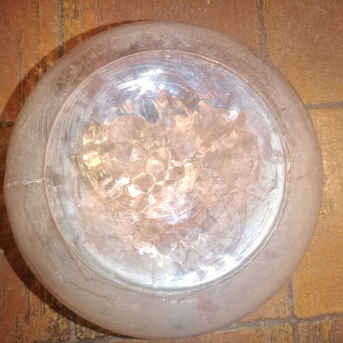 Sea of Sweeden Handmade Glass Vase used with small chip