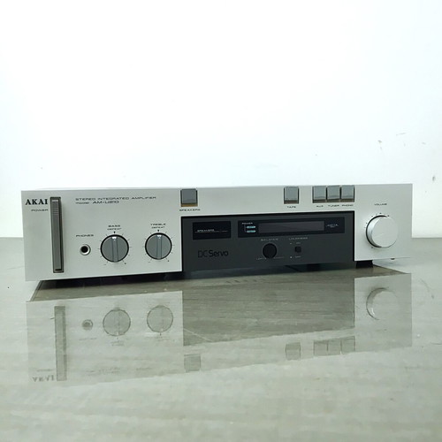 Akai AM-U210 integrated stereo amplifier used, 2x30W RMS, Phono, Japan