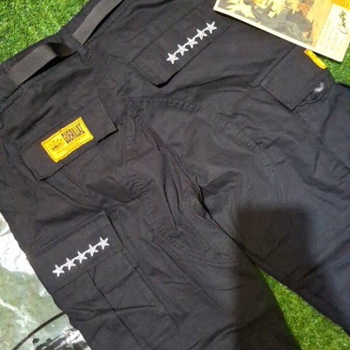Corteiz cargo pants, men's, black, XL