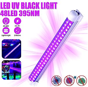 Blacklight UV 48LED Light Lamp USB