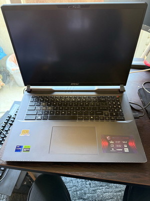 MSI Vector 17 HX A14VHG 17" QHD+ 240Hz laptop like new, Intel Core i9, 32GB RAM, 1TB SSD, RTX 4080
