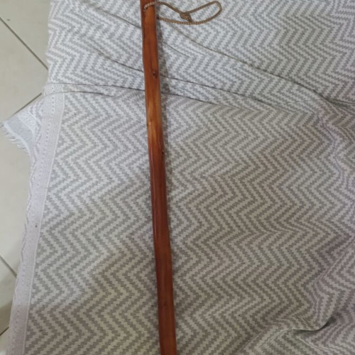 Handmade wooden walking cane