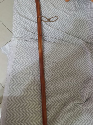 Handmade wooden walking cane