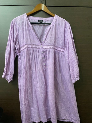 Lilac striped shirt tunic Achilleas Accessories like new, size L