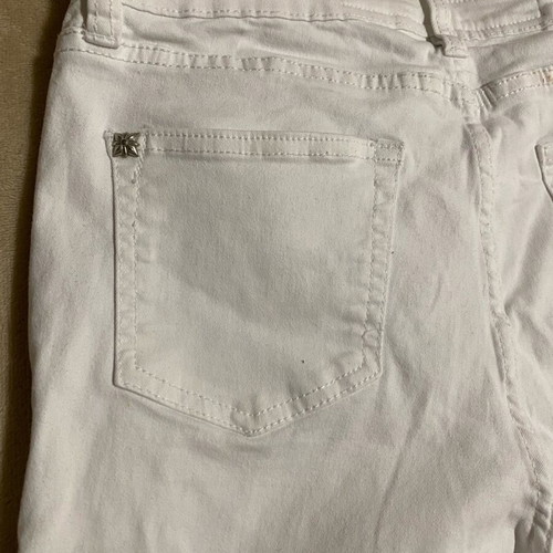 Richmond women's white elastic denim pants used, size 30