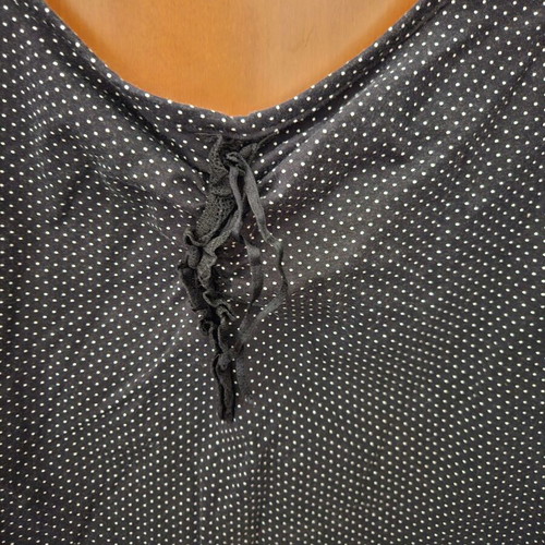 Attrattivo pin-up vintage polka dot bodysuit like new, black and white, size L