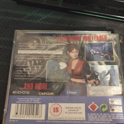 Resident Evil Code: Veronica Dreamcast game