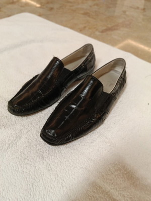Alberto Gardiani men's shoes size 46 like new, leather, black