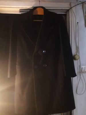 Black coat size M like new