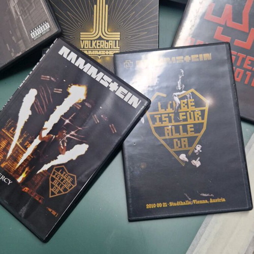 Rammstein Collection DVD live box set and CD disks like new