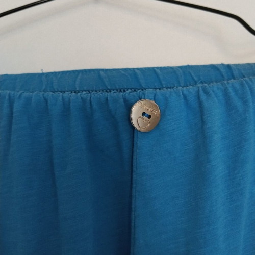 Musk strapless maxi dress, blue, size S