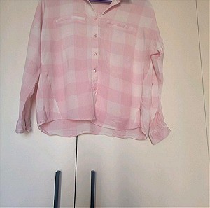 Ροζ καρό πουκάμισο medium