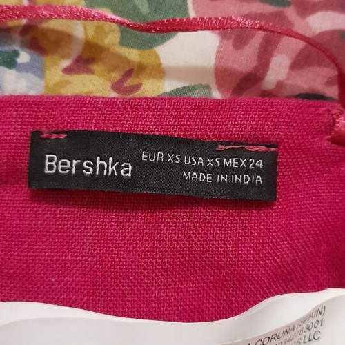Bershka top new, fuchsia, size XS