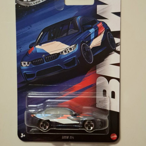 Bmw M4 Silver Series Hot Wheels new