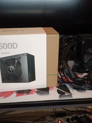 DeepCool PM500D power supply like new 500W with fixed cables