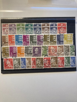Denmark 39 sealed stamps