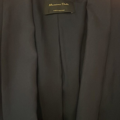 Massimo Dutti women's summer jacket like new, blue, mid-length with belt