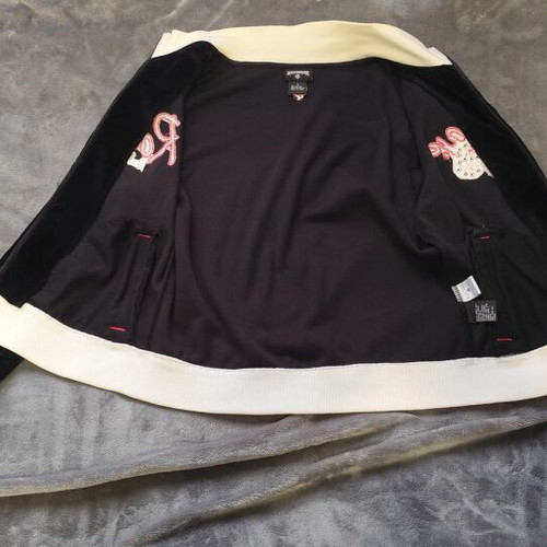 Rocawear women's cardigan vintage Y2K used, black with red details