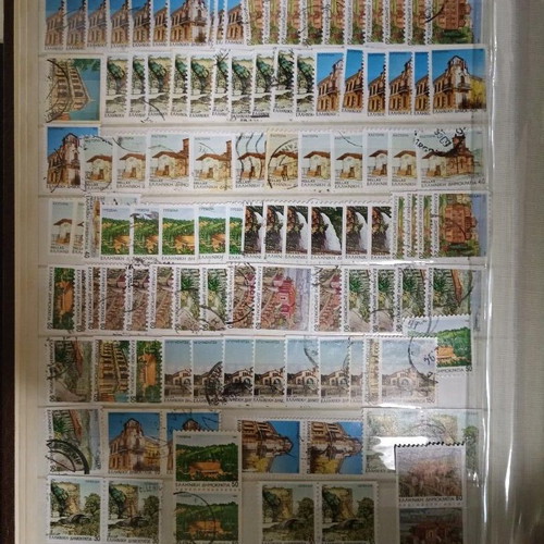 Leuchtturm A4 Stamp Album with 1600 Greek Sealed Stamps