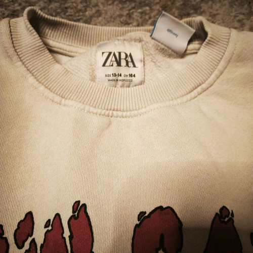 Zara sweatshirt 164 cm for 13 years like new, beige kids