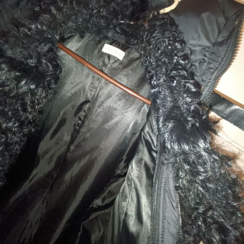 Rebecca Blu women's trench coat black like new, size L