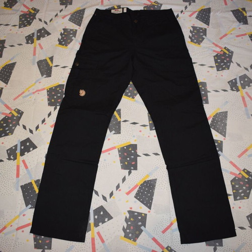 Fjallraven Ovik curved high waist trousers for women EU38 US29, black