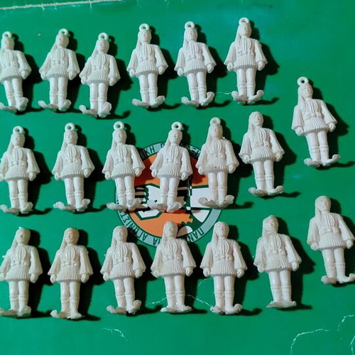 Euzonakia Athens figures used, pack of 20 for diorama or keychain