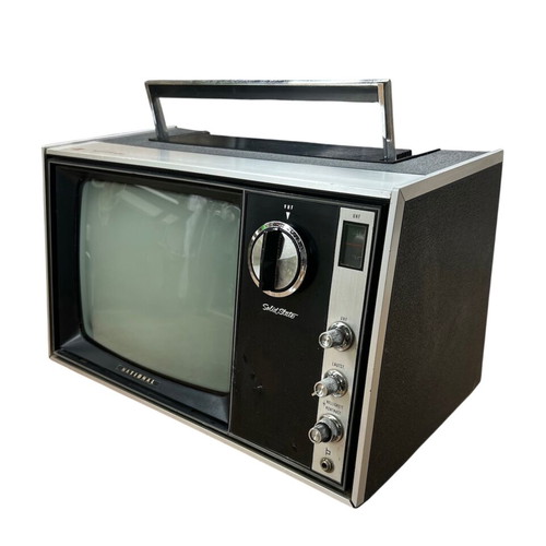 National transistor TV used, portable