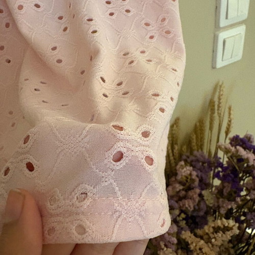 Top Shein pink perforated, like new, size XS/S