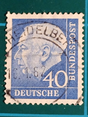 German stamp used, canceled