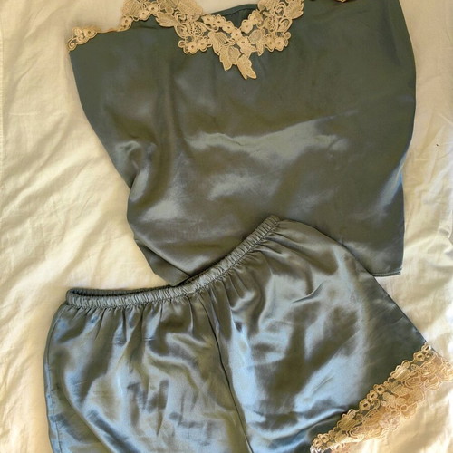 Women's Pajama Set like new, turquoise, size M