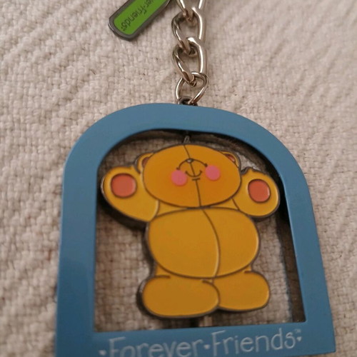 Forever Friends vintage keychain new, multicolor