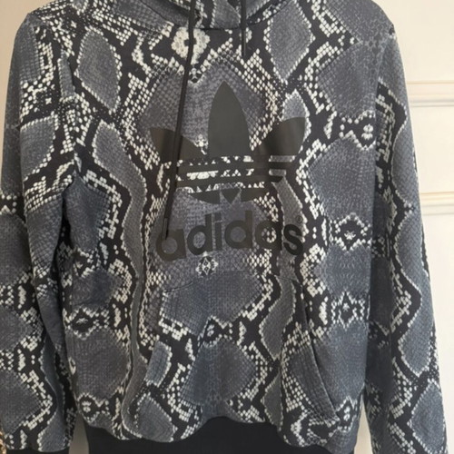 Adidas hoodie small with snake pattern like new