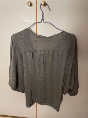 Vintage blouse like new, gray silver, comfortable size XS-L