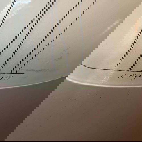 Moralis silk screen printing on curved glass like new with signature