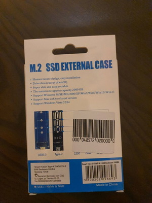 M.2 SSD External Case X Mart καινούργιο