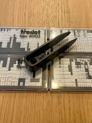 Trodat stamp replacement parts used, 4 plates for 3mm and 4mm