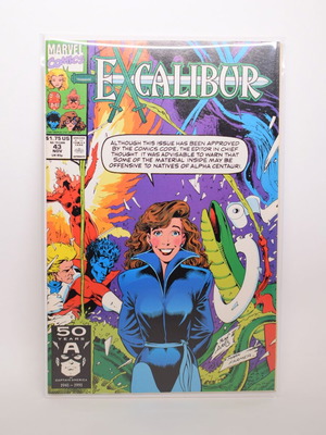 Excalibur #43 Marvel Comics used, 1991 edition