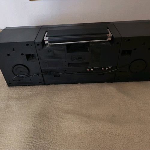 Sharp radio cassette player like new, vintage with dual cassette decks